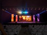 P5 full color screen for performance in Wenling, Zhejiang